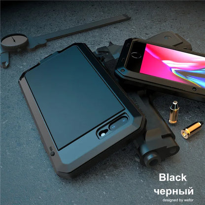 Unbreakable Warrior: R-JUST Shockproof Armor Metal Aluminum Case for iPhone – Ultimate Military Grade Protection