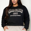 Plus Size Graphic Drop Shoulder Sweatshirt