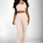 Ribbed Crop Top & Leggings Set