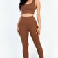 Ribbed Crop Top & Leggings Set