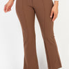 High Waist Knit Flare Pants