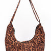 Faux Suede Double Pockets Crossbody Bag