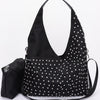 Rhinestone Studded Bindle Bag