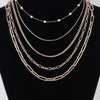 Multi Chain Drop Necklace