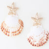 Under The Sea Clam Earrings