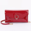 Patent Leather Flap Crossbody Bag