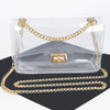 Transparent Flap Crossbody Bag