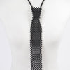 Faux Pearl Polyester Necktie Necklace