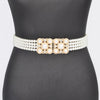 Faux Pearl Elastic Belt