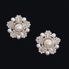 Starburst Faux Pearl Earrings