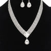 Rhinestone Necklace Set