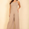 Sleeveless Tank Wide Leg Jumpsuit