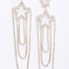 Rhinestone Fringe Earring