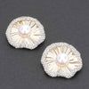 Rhinestone Faux Pearl Metal Earring