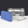 Clear Bag W/ Denim Pouch