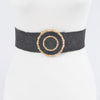 Faux Straw Elastic Belt