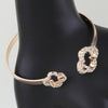 Bejeweled Open Clover Bracelet