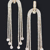 Rhinestone Fringe Earring