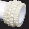 Multi Faux Pearl Stretch Bracelet