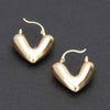 Metal Heart Earrings