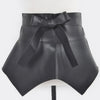 Faux Leather Skirt Belt