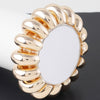 Shiny Multi Hoop Beaded Bracelet