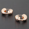 Shiny Yin N Yang Hoop Earrings