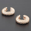 Twisted Rope Hoop Earrings