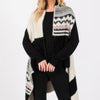 Fuzzy Aztec Pattern Vest