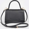 Faux Leather Top Handle Bag