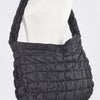Quilted Nylon Oversize Crossbody Bag