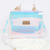 Hologram Transparent Crossbody Bag