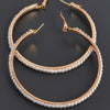 Round Shape Pearl Hoop Earrings