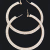 Rhinestone Hoop Earring