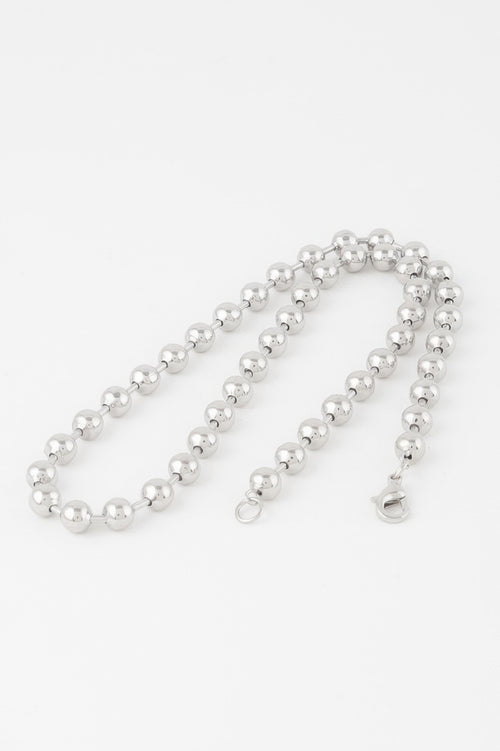Metal Ball Beaded Short Necklace