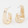 Plated Open Cuff Earrings