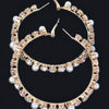 Luxury Stones Hoop Earrings