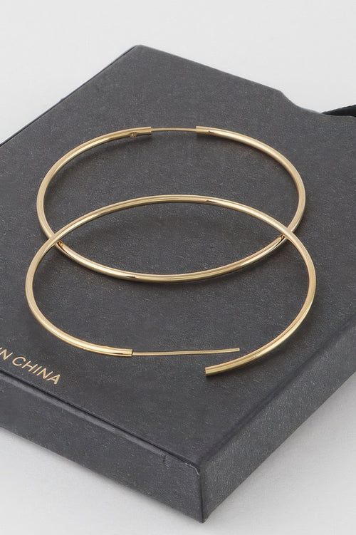 Minimal Delicate Hoop Earrings