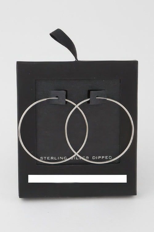 Minimal Delicate Hoop Earrings