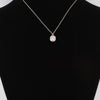 Cubic Rhinestone Pendant Necklace
