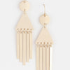 Geometric Bar Drop Earrings
