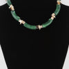 Wide Marble Tube Necklace