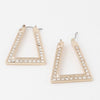 Geometric Rhinestone Earrings