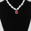 Multi Stone Pendant Necklace