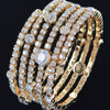 Shiny Rhinestone & Crystal Bracelet