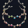 Rhinestone Hoop Earring