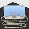 Two Toned Gold Metal Clutch
