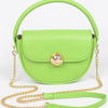 Round Top Handle Clutch Bag