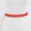 Vivid Color Chain Belt