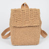 Woven Cotton Mini Backpack